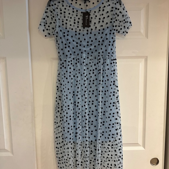 Wednesday Girl midi dress in polka dot - Picture 2 of 2